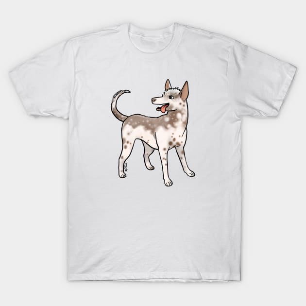 Dog - Xoloitzcuintli - Hairless Pink T-Shirt by Jen's Dogs Custom Gifts and Designs